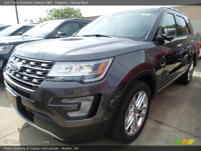 Magnetic / Ebony Black 2017 Ford Explorer Limited 4WD