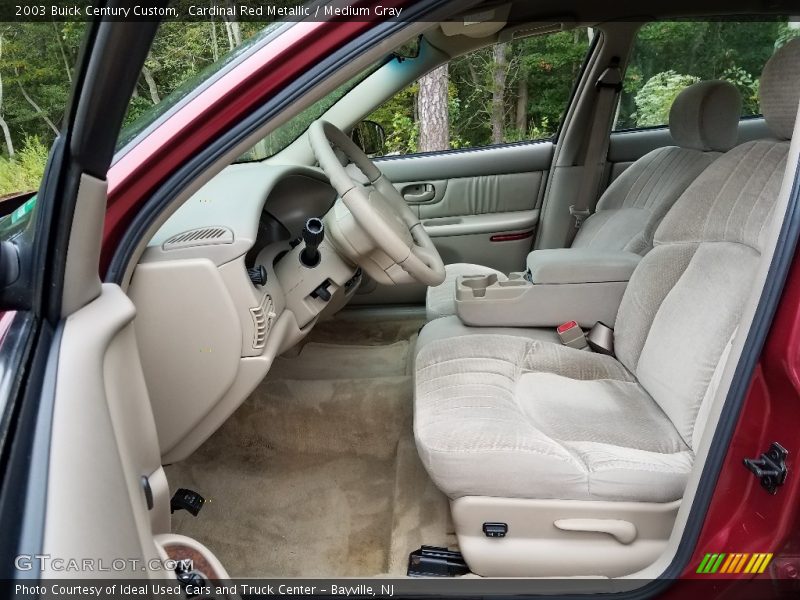 Cardinal Red Metallic / Medium Gray 2003 Buick Century Custom
