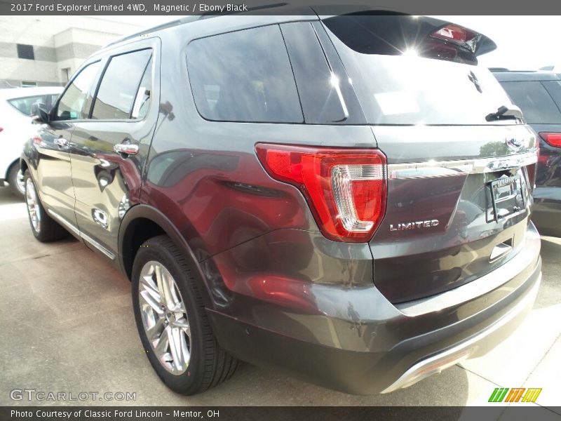 Magnetic / Ebony Black 2017 Ford Explorer Limited 4WD