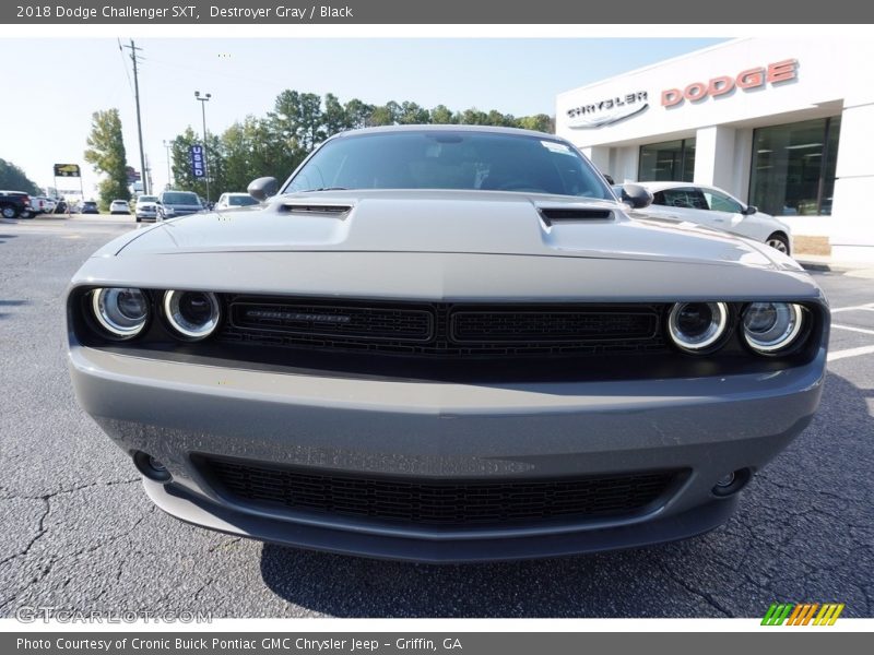 Destroyer Gray / Black 2018 Dodge Challenger SXT