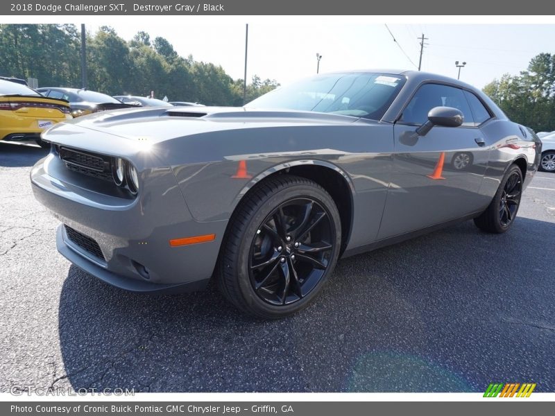 Destroyer Gray / Black 2018 Dodge Challenger SXT