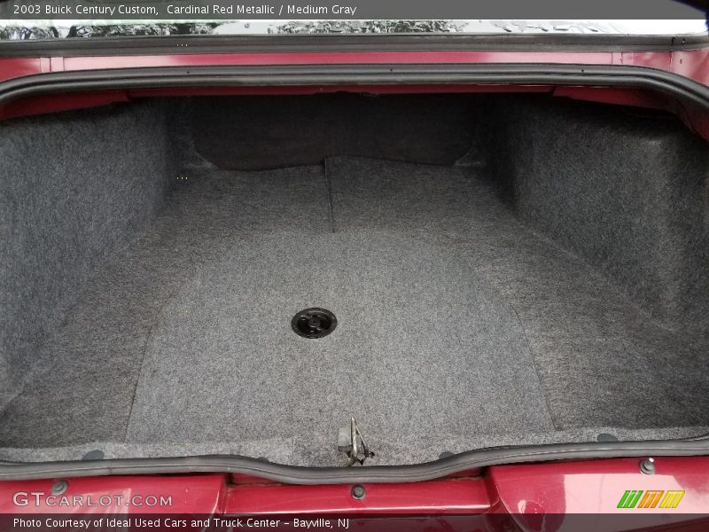 Cardinal Red Metallic / Medium Gray 2003 Buick Century Custom