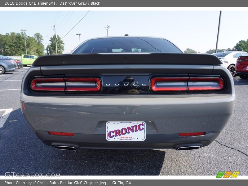 Destroyer Gray / Black 2018 Dodge Challenger SXT