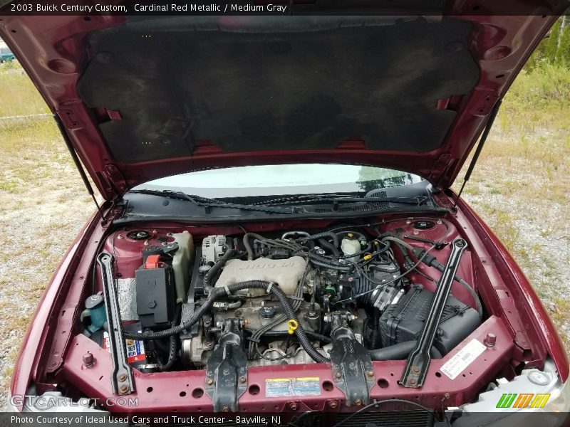 Cardinal Red Metallic / Medium Gray 2003 Buick Century Custom