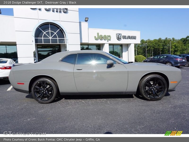 Destroyer Gray / Black 2018 Dodge Challenger SXT