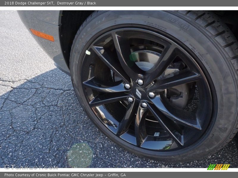 Destroyer Gray / Black 2018 Dodge Challenger SXT