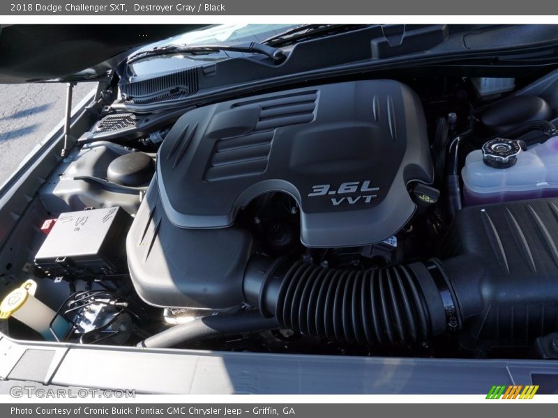 Destroyer Gray / Black 2018 Dodge Challenger SXT