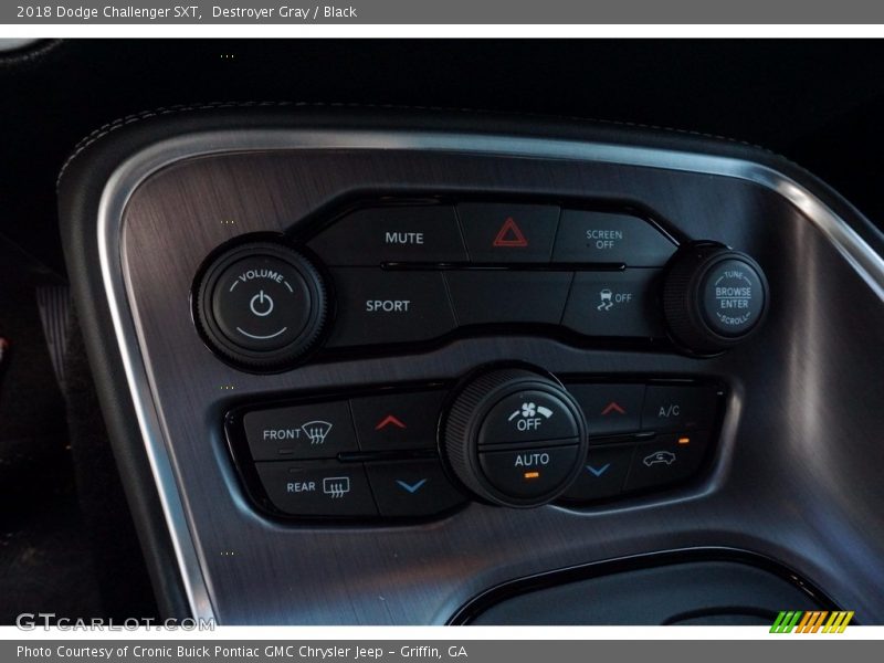 Destroyer Gray / Black 2018 Dodge Challenger SXT