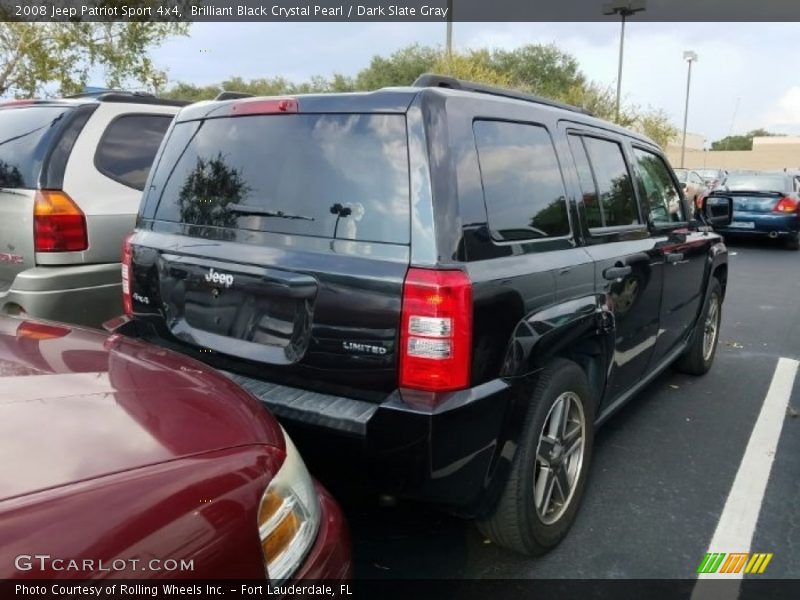 Brilliant Black Crystal Pearl / Dark Slate Gray 2008 Jeep Patriot Sport 4x4