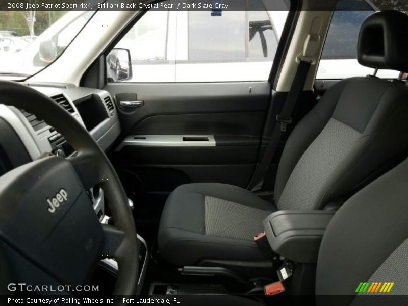 Brilliant Black Crystal Pearl / Dark Slate Gray 2008 Jeep Patriot Sport 4x4