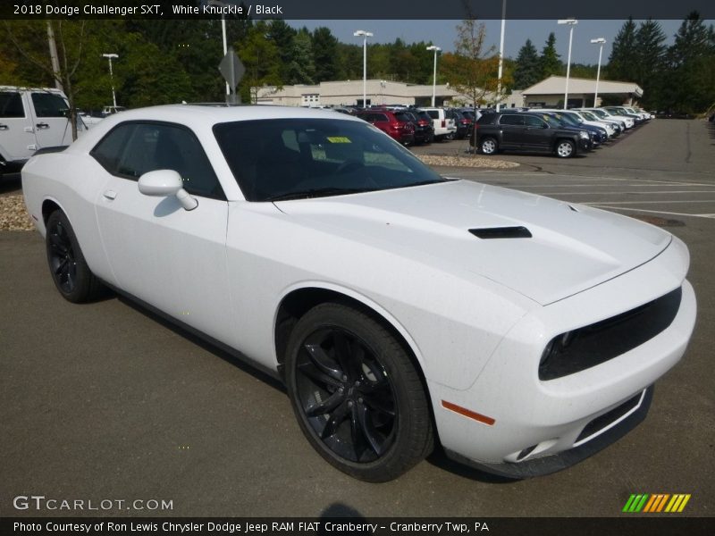 White Knuckle / Black 2018 Dodge Challenger SXT