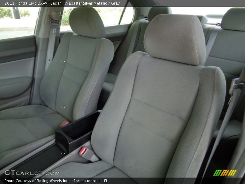 Alabaster Silver Metallic / Gray 2011 Honda Civic DX-VP Sedan