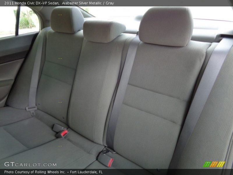 Alabaster Silver Metallic / Gray 2011 Honda Civic DX-VP Sedan