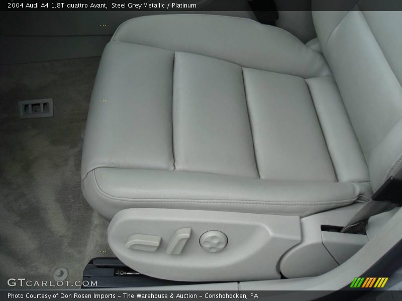 Steel Grey Metallic / Platinum 2004 Audi A4 1.8T quattro Avant