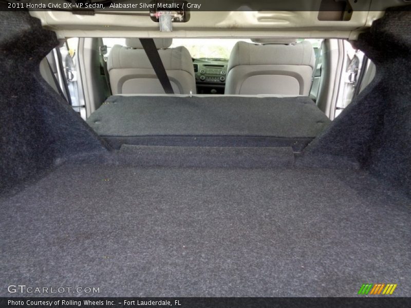 Alabaster Silver Metallic / Gray 2011 Honda Civic DX-VP Sedan