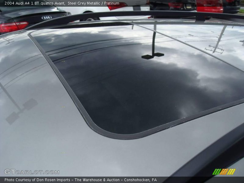Steel Grey Metallic / Platinum 2004 Audi A4 1.8T quattro Avant