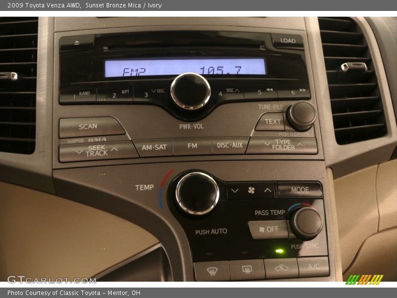 Sunset Bronze Mica / Ivory 2009 Toyota Venza AWD