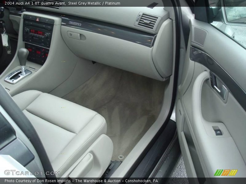 Steel Grey Metallic / Platinum 2004 Audi A4 1.8T quattro Avant