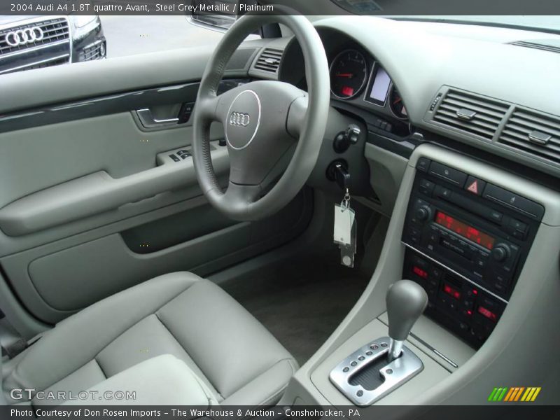 Steel Grey Metallic / Platinum 2004 Audi A4 1.8T quattro Avant
