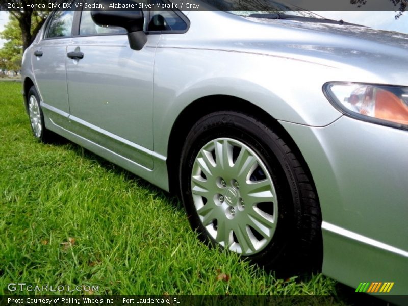 Alabaster Silver Metallic / Gray 2011 Honda Civic DX-VP Sedan