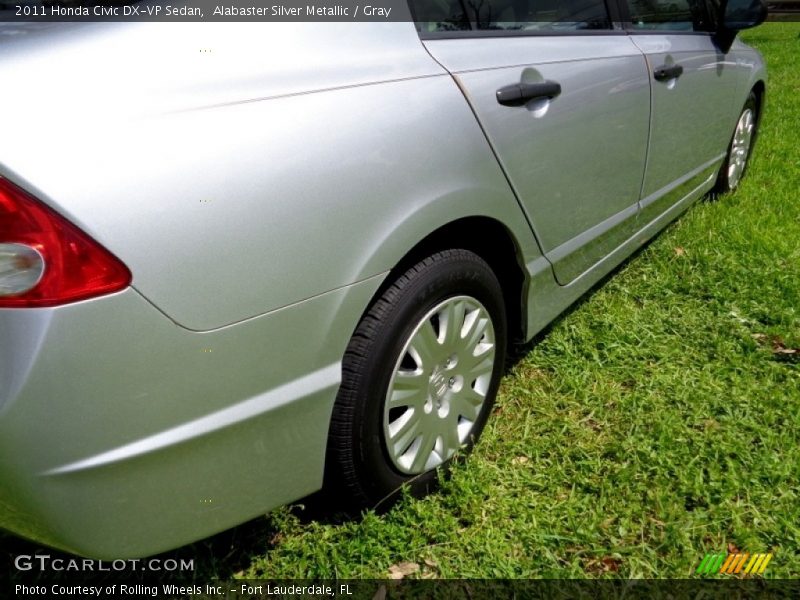 Alabaster Silver Metallic / Gray 2011 Honda Civic DX-VP Sedan