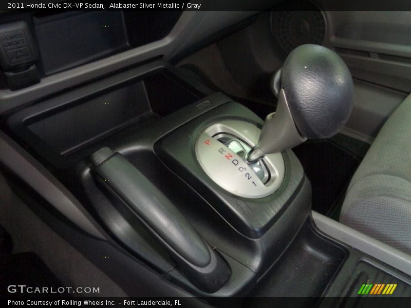 Alabaster Silver Metallic / Gray 2011 Honda Civic DX-VP Sedan