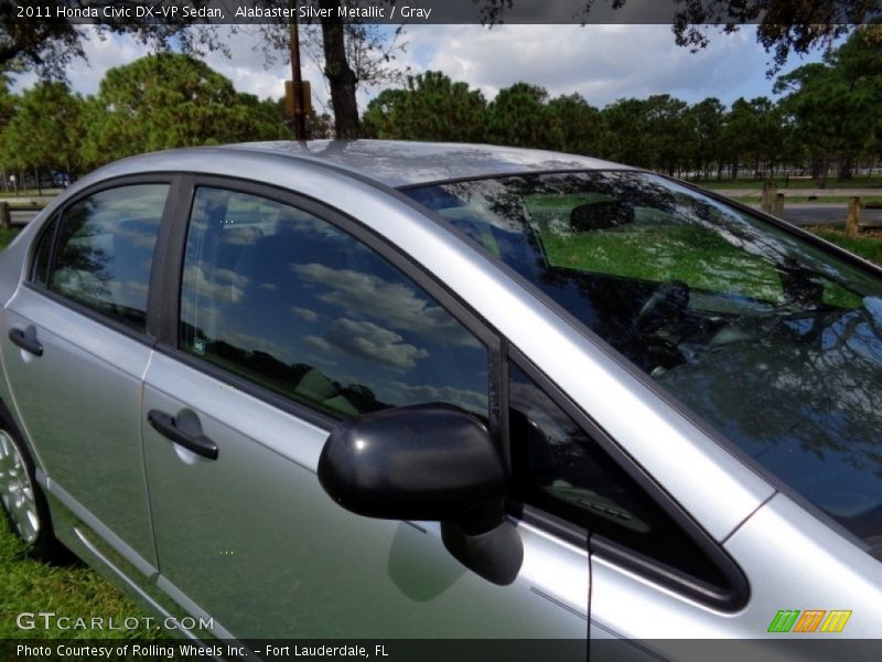 Alabaster Silver Metallic / Gray 2011 Honda Civic DX-VP Sedan