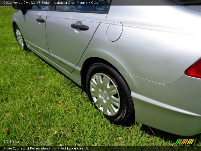 Alabaster Silver Metallic / Gray 2011 Honda Civic DX-VP Sedan