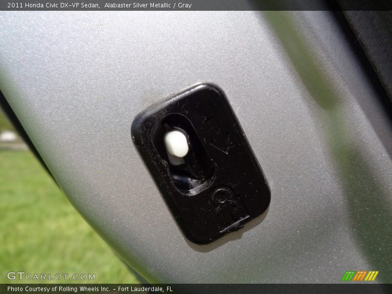 Alabaster Silver Metallic / Gray 2011 Honda Civic DX-VP Sedan