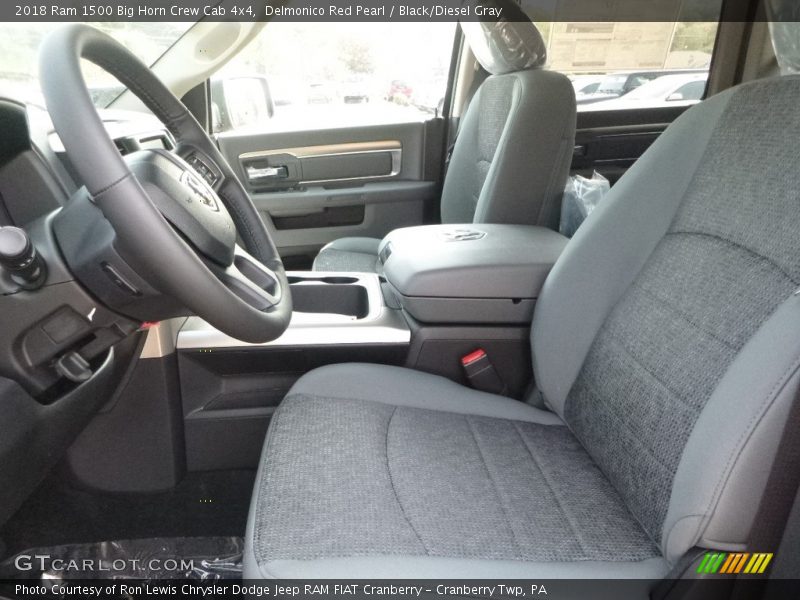 Front Seat of 2018 1500 Big Horn Crew Cab 4x4