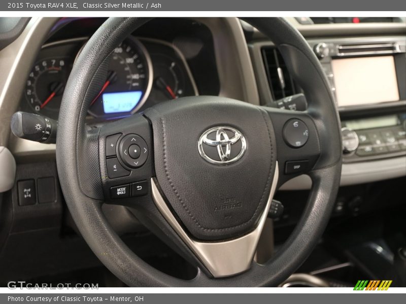 Classic Silver Metallic / Ash 2015 Toyota RAV4 XLE