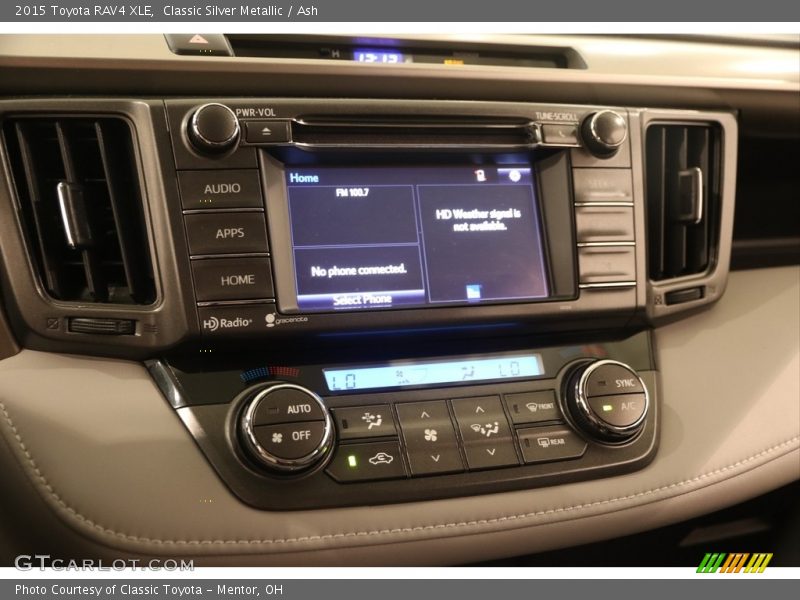 Classic Silver Metallic / Ash 2015 Toyota RAV4 XLE