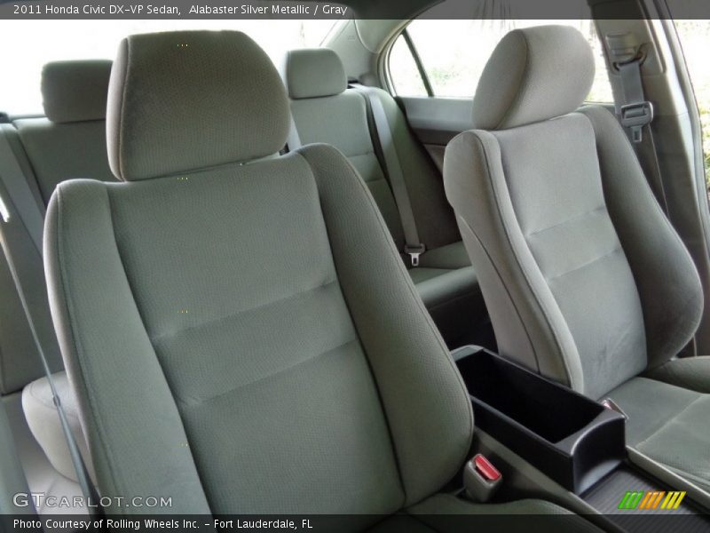 Alabaster Silver Metallic / Gray 2011 Honda Civic DX-VP Sedan