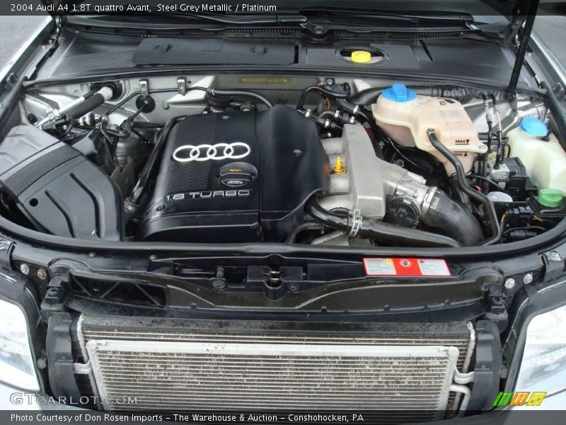 Steel Grey Metallic / Platinum 2004 Audi A4 1.8T quattro Avant
