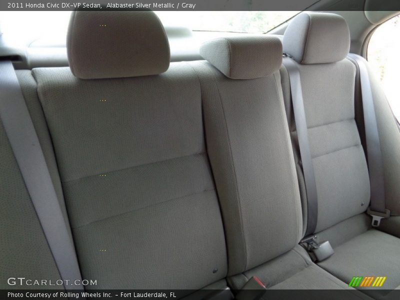 Alabaster Silver Metallic / Gray 2011 Honda Civic DX-VP Sedan