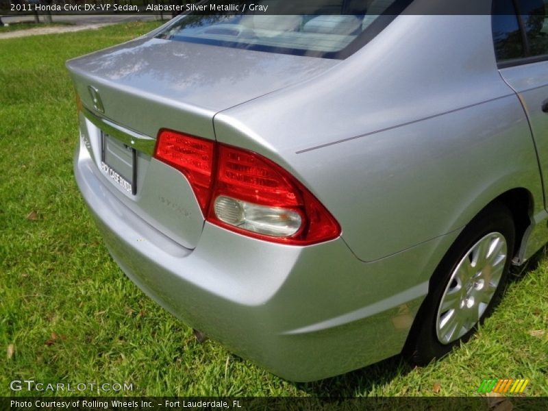 Alabaster Silver Metallic / Gray 2011 Honda Civic DX-VP Sedan