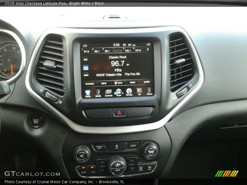 Navigation of 2018 Cherokee Latitude Plus