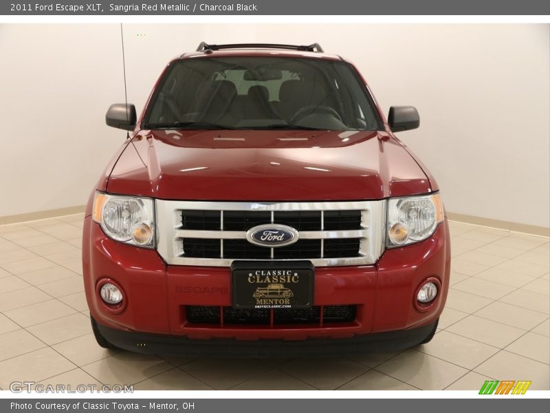 Sangria Red Metallic / Charcoal Black 2011 Ford Escape XLT