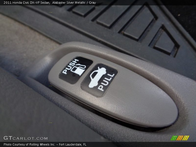 Alabaster Silver Metallic / Gray 2011 Honda Civic DX-VP Sedan