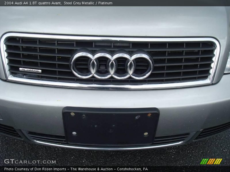 Steel Grey Metallic / Platinum 2004 Audi A4 1.8T quattro Avant