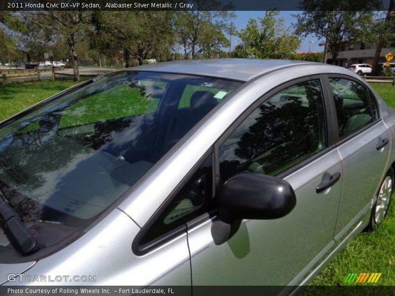 Alabaster Silver Metallic / Gray 2011 Honda Civic DX-VP Sedan