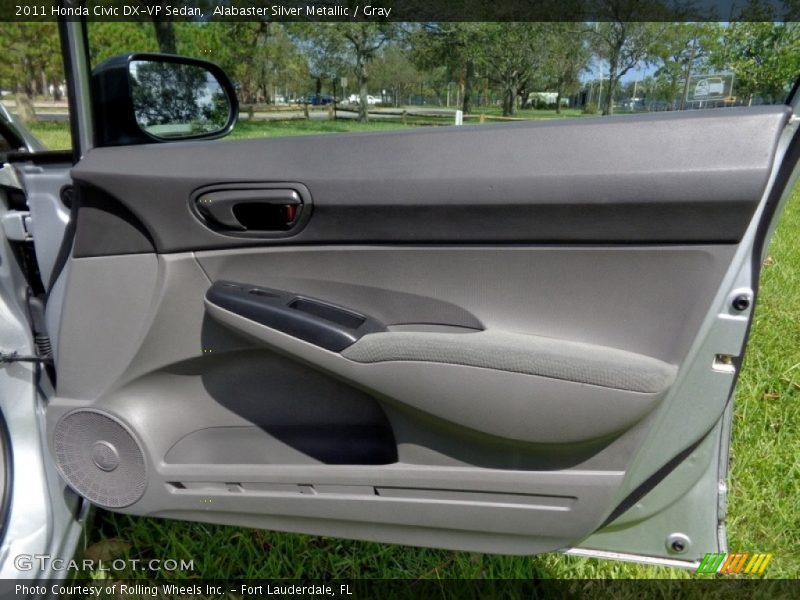 Alabaster Silver Metallic / Gray 2011 Honda Civic DX-VP Sedan