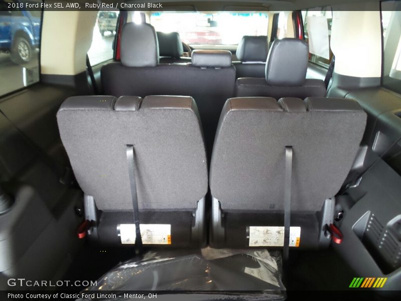 Ruby Red / Charcoal Black 2018 Ford Flex SEL AWD