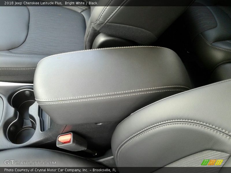 Bright White / Black 2018 Jeep Cherokee Latitude Plus