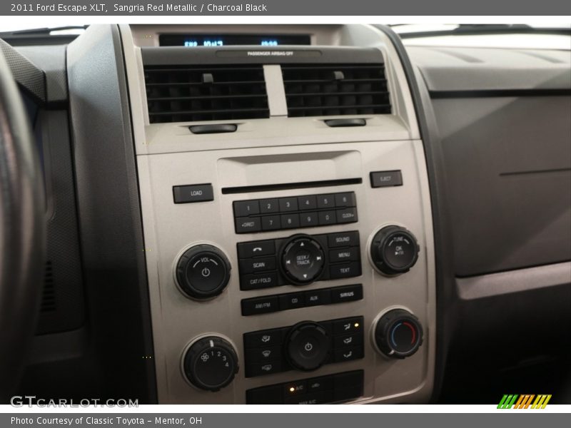 Sangria Red Metallic / Charcoal Black 2011 Ford Escape XLT