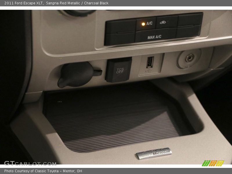 Sangria Red Metallic / Charcoal Black 2011 Ford Escape XLT