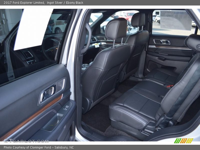 Ingot Silver / Ebony Black 2017 Ford Explorer Limited