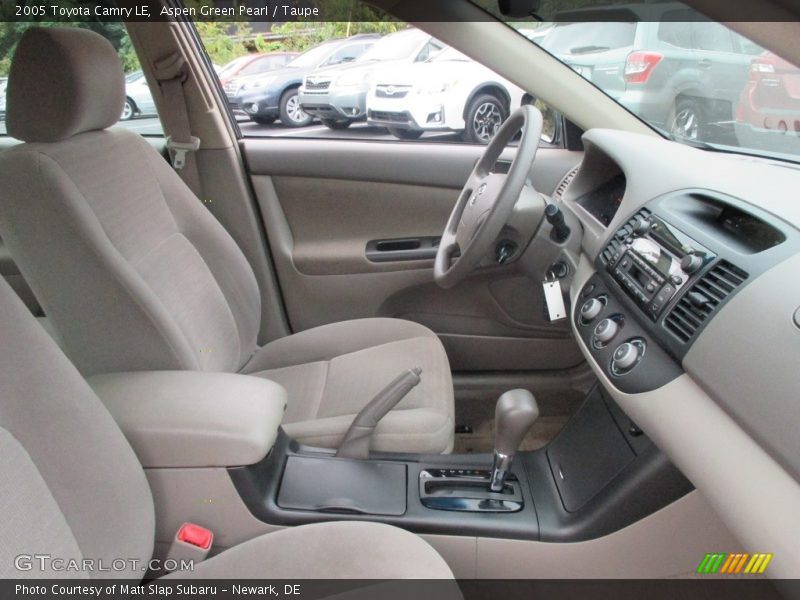 Aspen Green Pearl / Taupe 2005 Toyota Camry LE