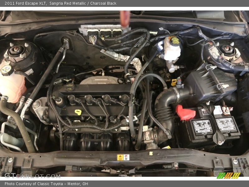 Sangria Red Metallic / Charcoal Black 2011 Ford Escape XLT