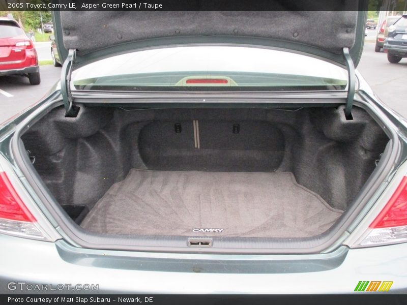 Aspen Green Pearl / Taupe 2005 Toyota Camry LE